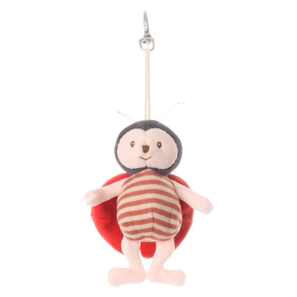Bukowski Bag Charm - Ladybug Keyring