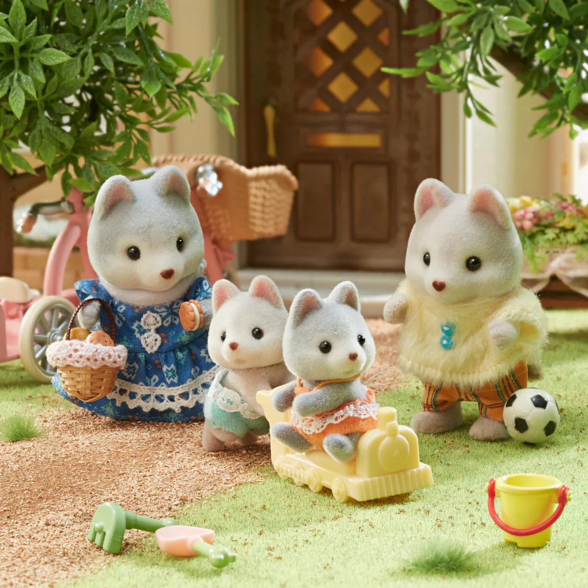 Calico Critters Husky Twins - Image 4