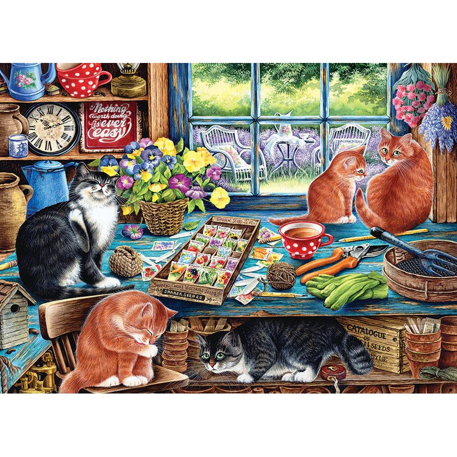 Cobble Hill Cats Retreat 1000 Piece Puzzle - Image 2