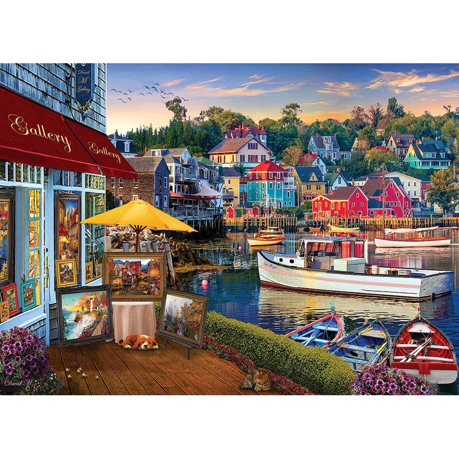 Cobble Hill Harbor Gallery 1000 Piece Puzzle - Image 2