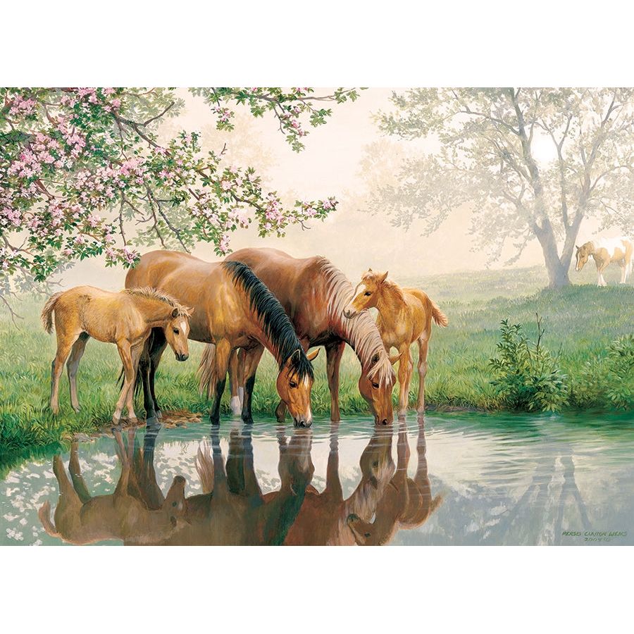 Cobble Hill Horse Family 350 Piece Puzzle - Image 2