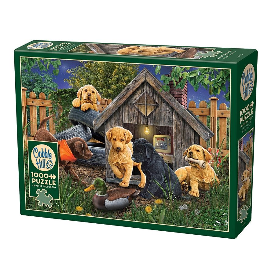 Cobble Hill In the Doghouse 1000 Piece Puzzle