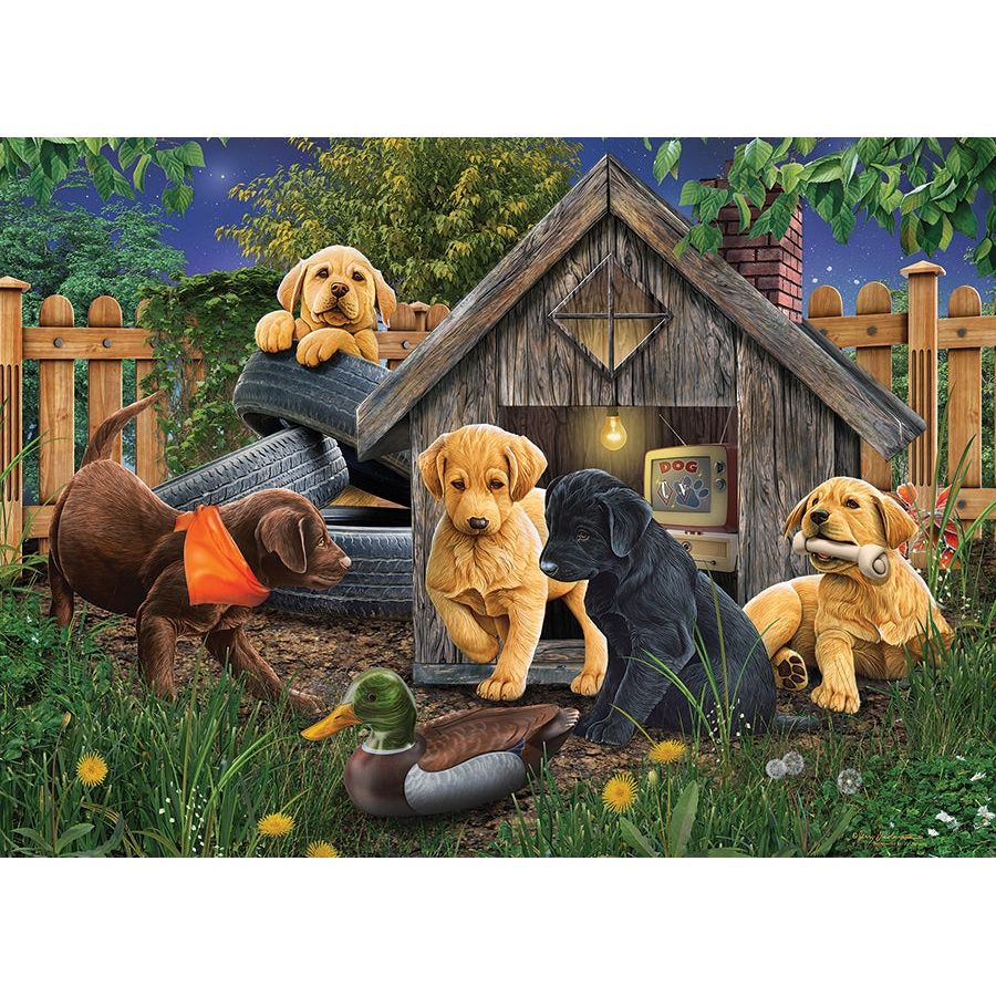 Cobble Hill In the Doghouse 1000 Piece Puzzle - Image 2