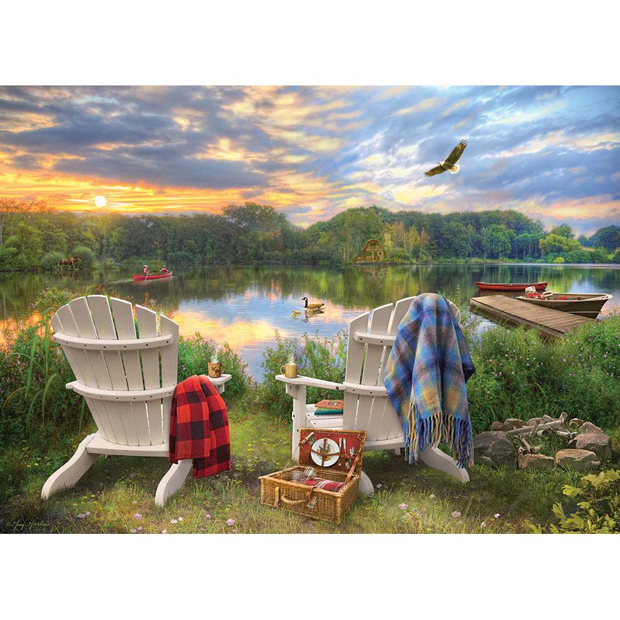 Cobble Hill Lakeshore 1000 Piece Puzzle - Image 2