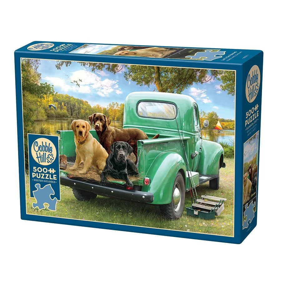 Cobble Hill Let's Go Fishing 500 Piece Puzzle