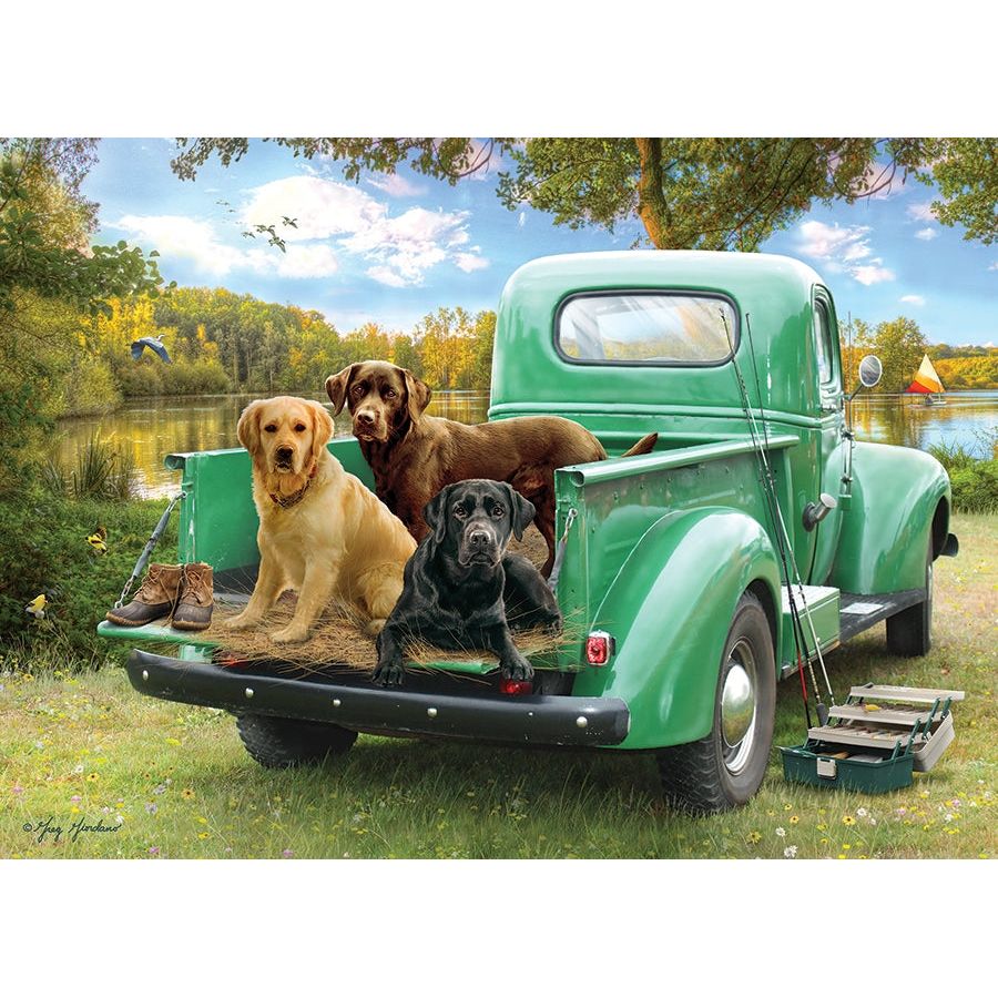 Cobble Hill Let's Go Fishing 500 Piece Puzzle - Image 2