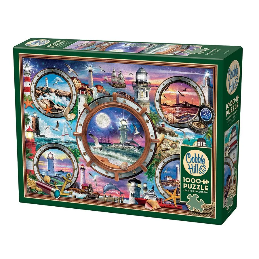 Cobble Hill Lighthouses 1000 Piece Puzzle