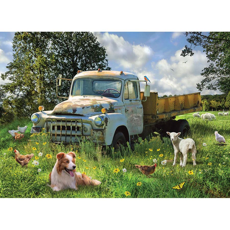 Cobble Hill Sheep Field 1000 Piece Puzzle - Image 2