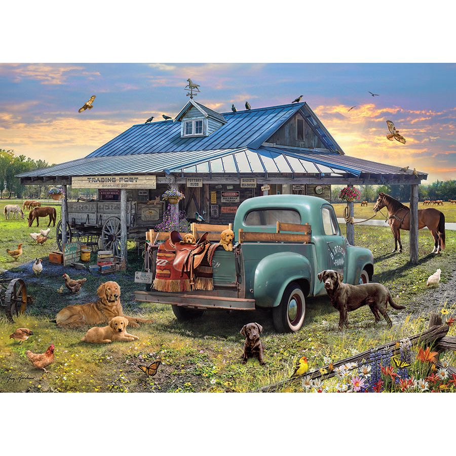 Cobble Hill Trading Post 1000 Piece Puzzle - Image 2