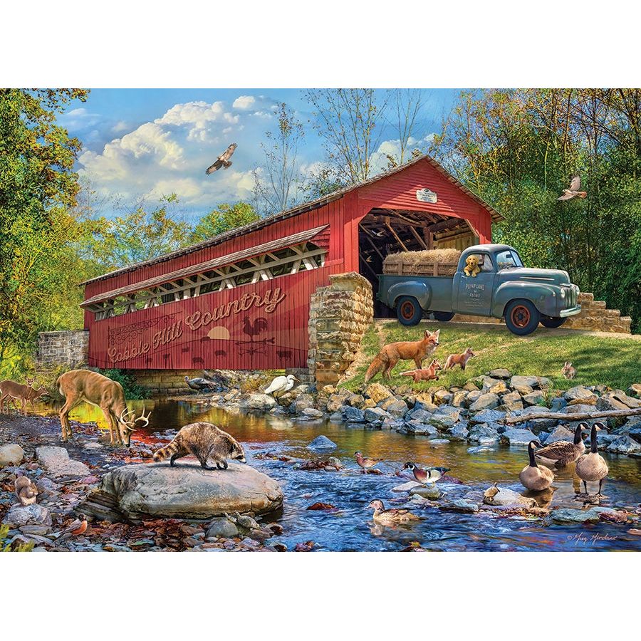 Cobble Hill Welcome to Cobble Hill Country 1000 Piece Puzzle - Image 2
