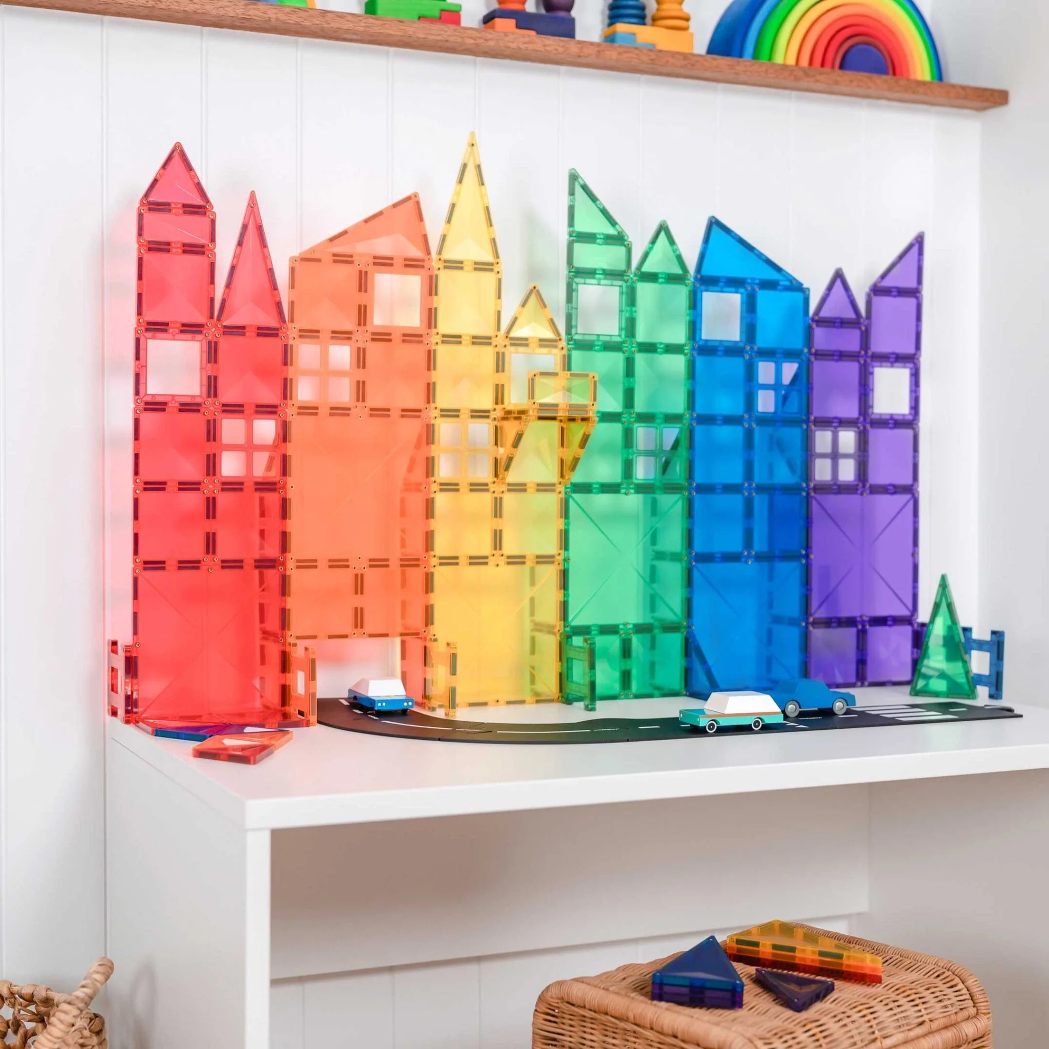Connetix 102 Piece Rainbow Creative Pack - Image 4