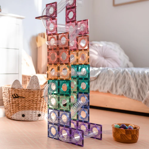 Connetix 106 Piece Pastel Ball Run Set - Image 3