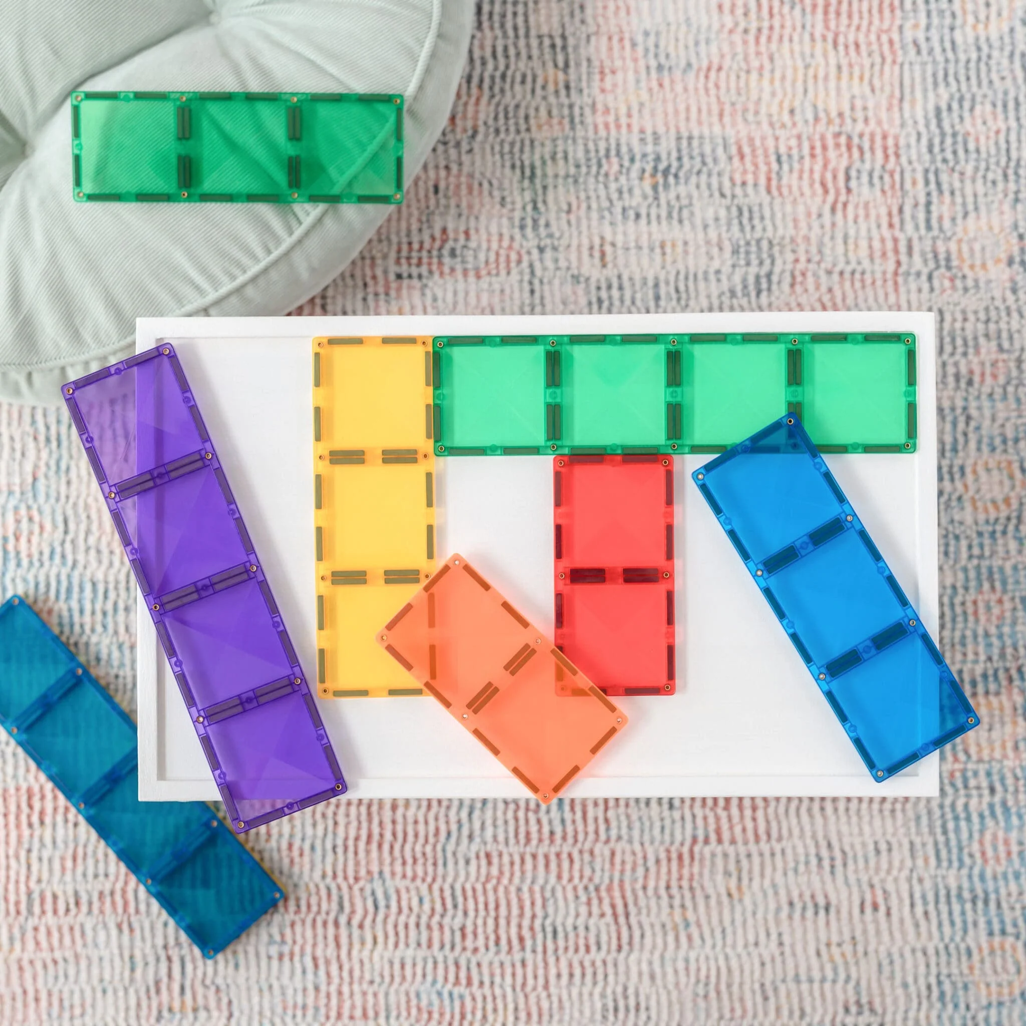 Connetix 18 Piece Rainbow Rectangle Pack - Image 2