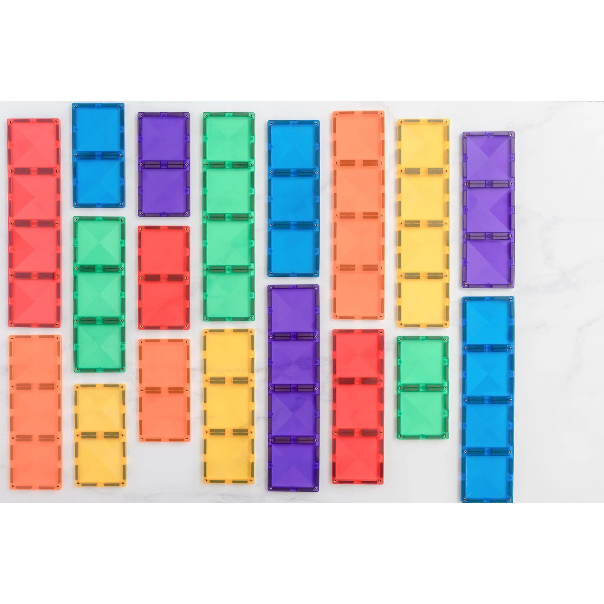 Connetix 18 Piece Rainbow Rectangle Pack - Image 4