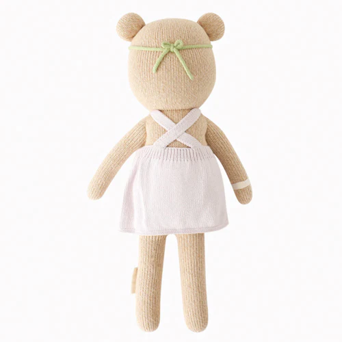 Cuddle+Kind Signature Collection Olivia The Honey Bear Flower Crown - 13" - Image 3