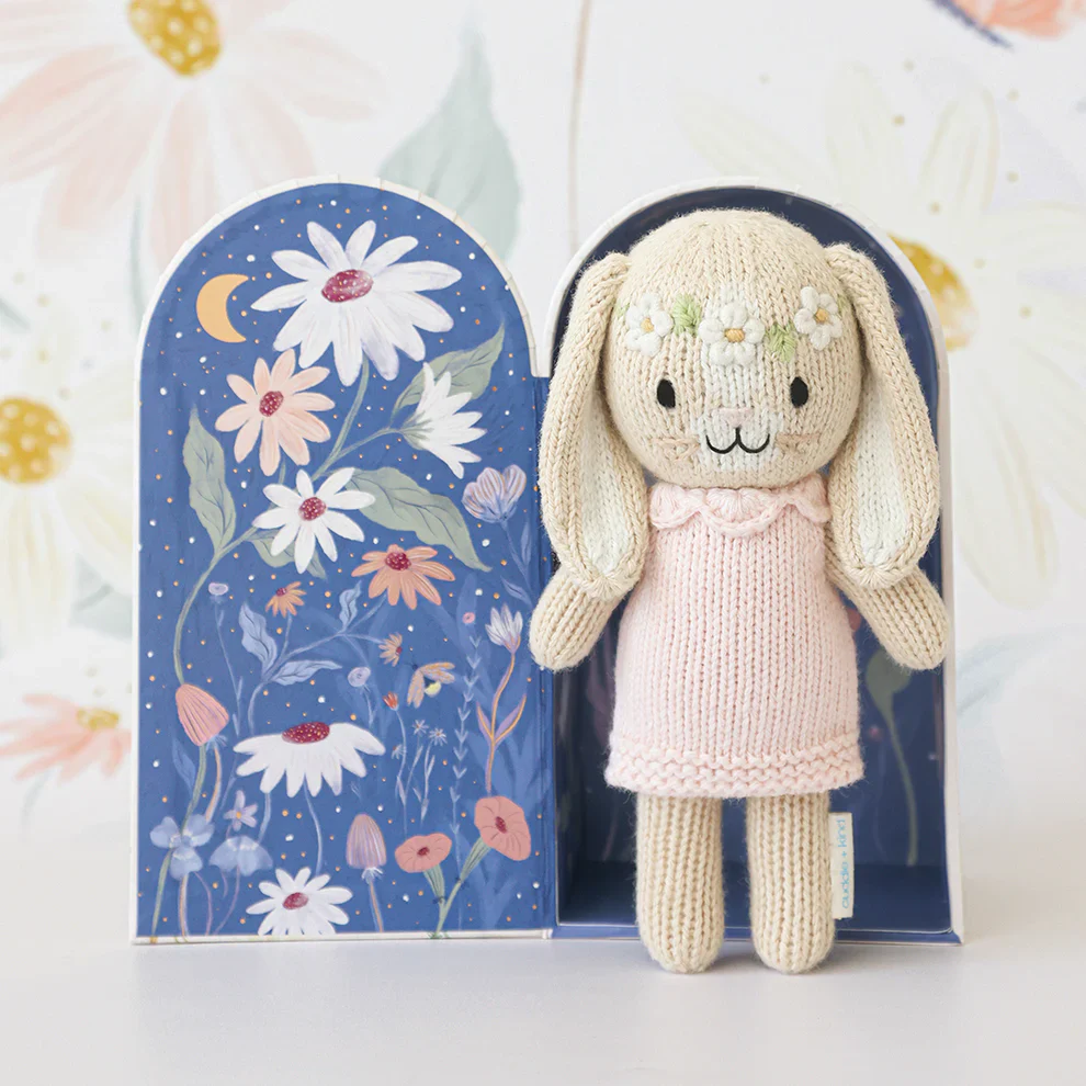 Cuddle+Kind Tiny Collection Tiny Hannah The Bunny (Blush) - Image 3