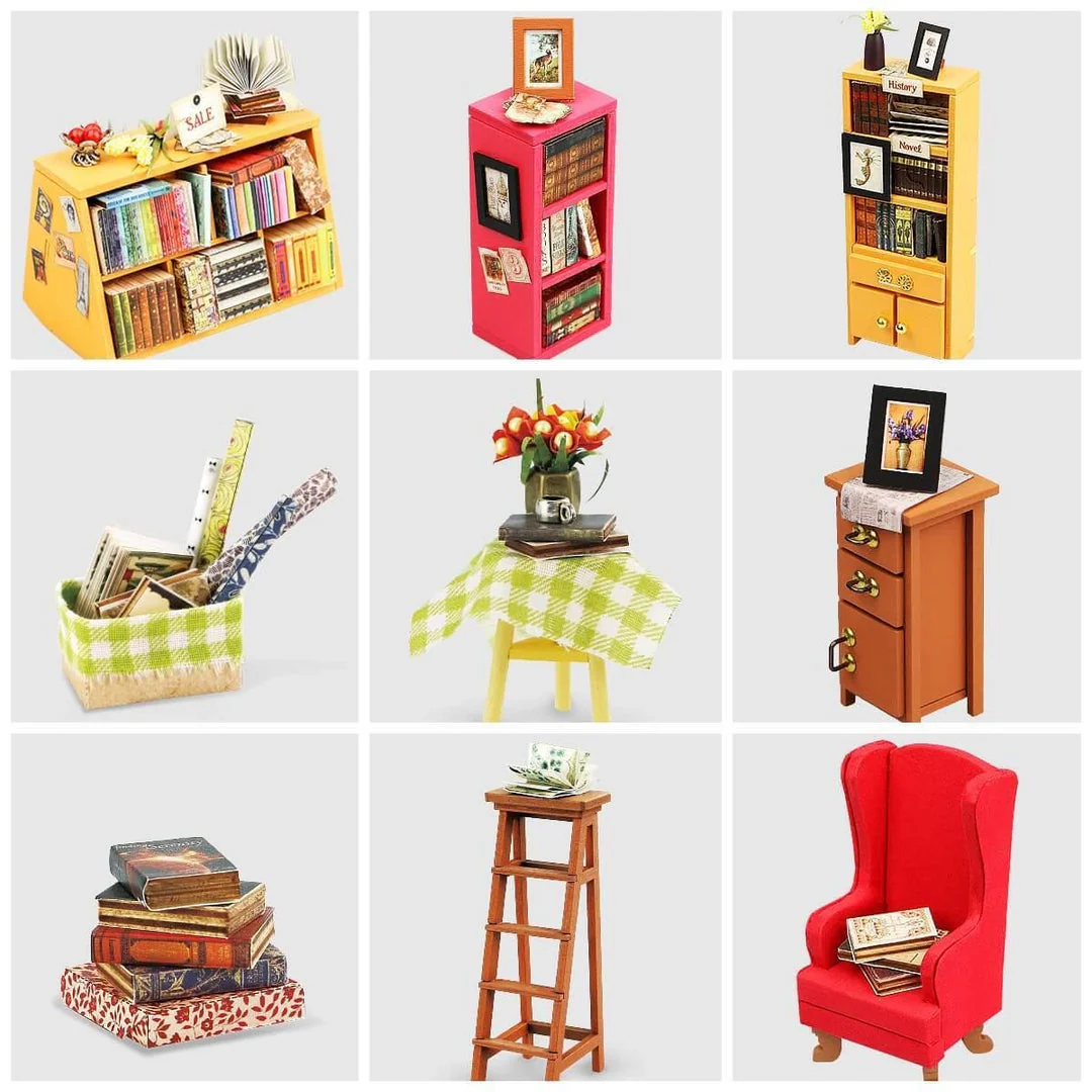 Rolife DIY Miniature House Sam's Study - Image 4