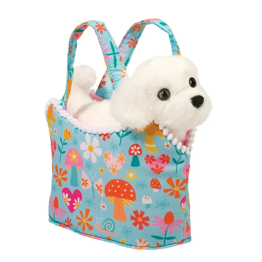 Douglas Sassy Pet Sak's Retro Chic With Bichon - 6.5"