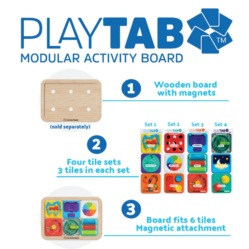 Fat Brain Toy Co. PlayTab Modular Activity Board - Image 3