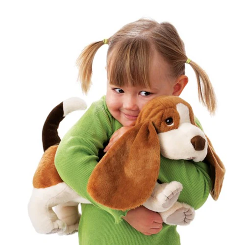 Folkmanis Basset Hound Puppet - Image 2