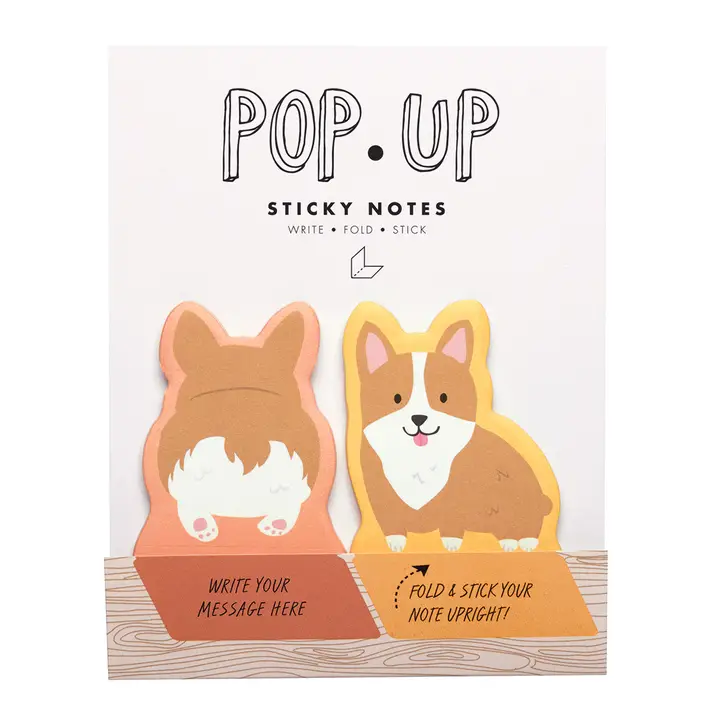 Girl of All Work Dogs Pop Up Sticky Notes