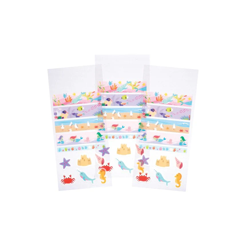 Girl of All Work Ocean Wonders Jumble Washi Stickers - Image 2