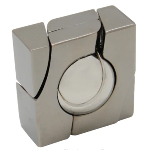 Hanayama Cast Marble Metal Puzzle