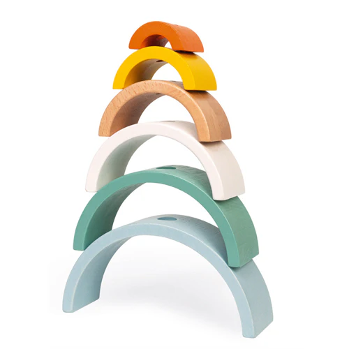 Janod Sweet Cocoon Rainbow Turtle - Image 4