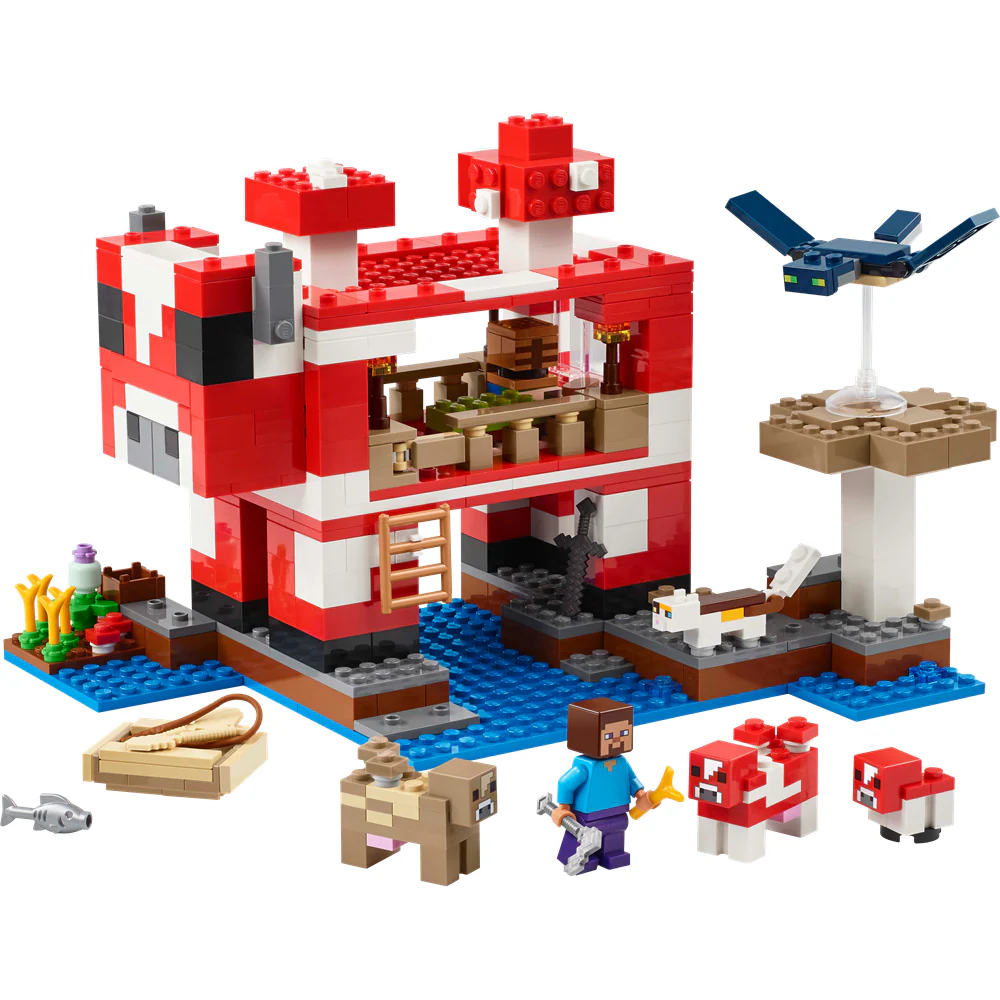Lego Minecraft The Mooshroom House - Image 2