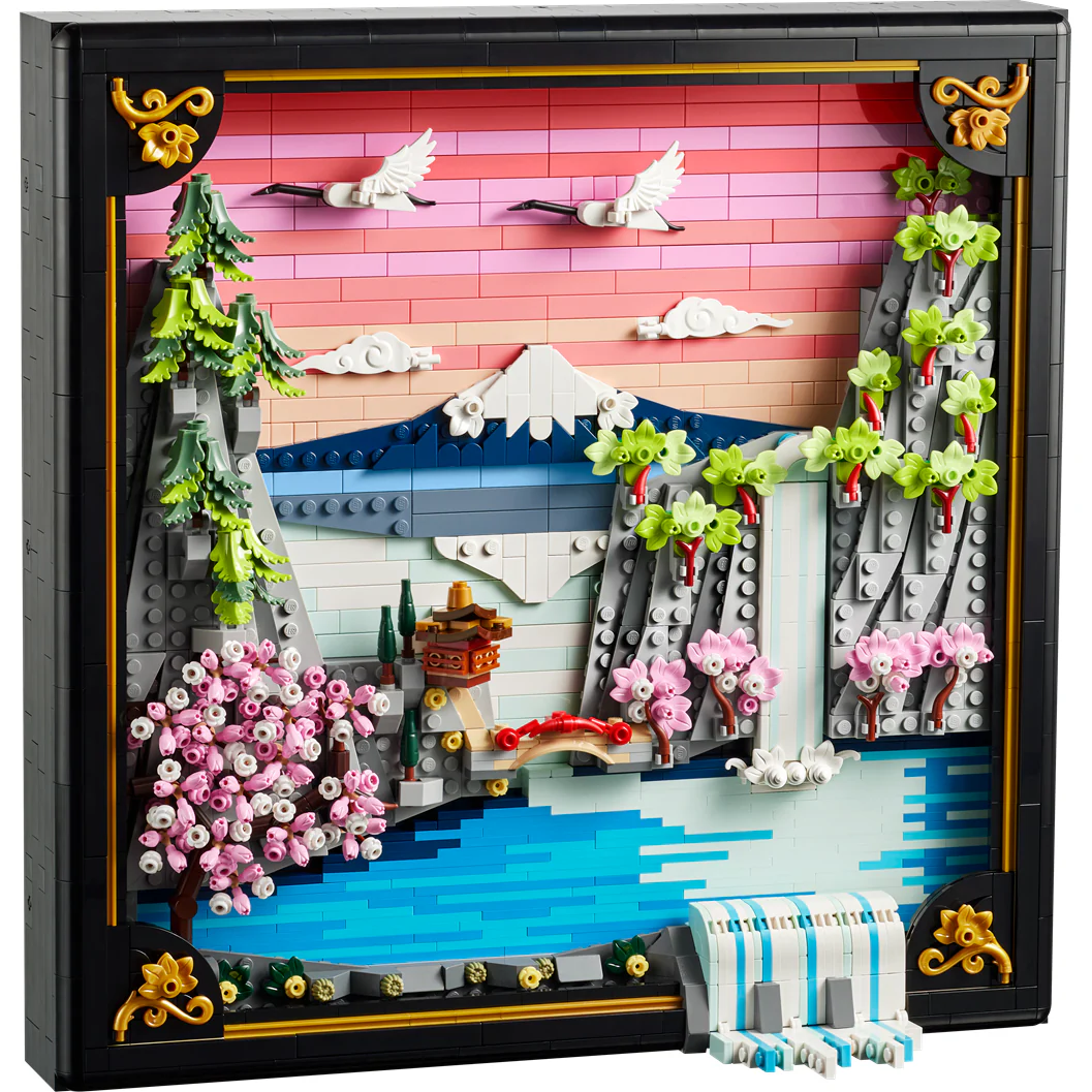 Lego Art Japanese Cherry Blossom Landscape - Image 2