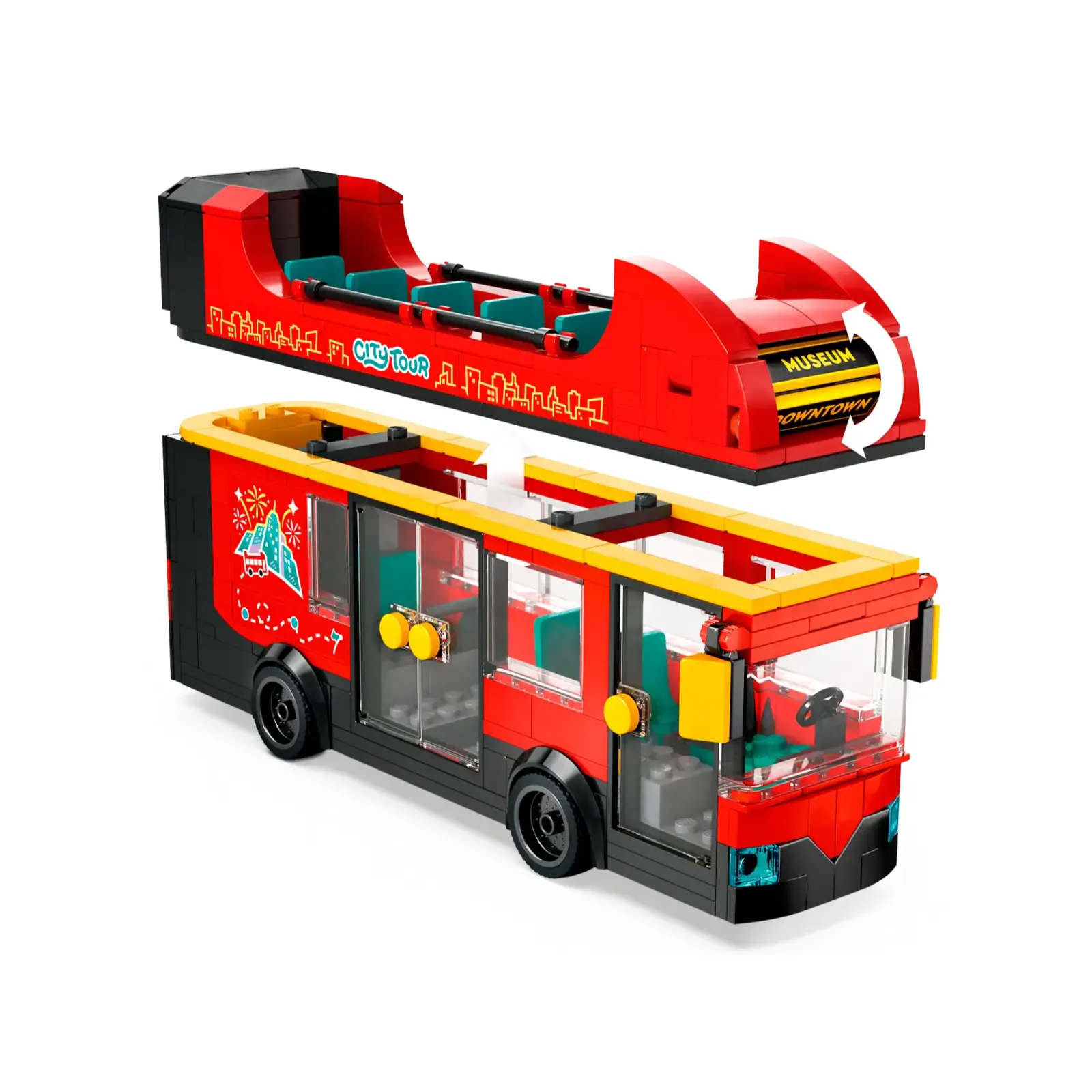 Lego City Double-Decker Sightseeing Bus - Image 4