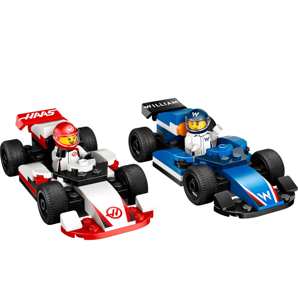 Lego City F1 Williams Racing & Haas F1 Race Cars - Image 2