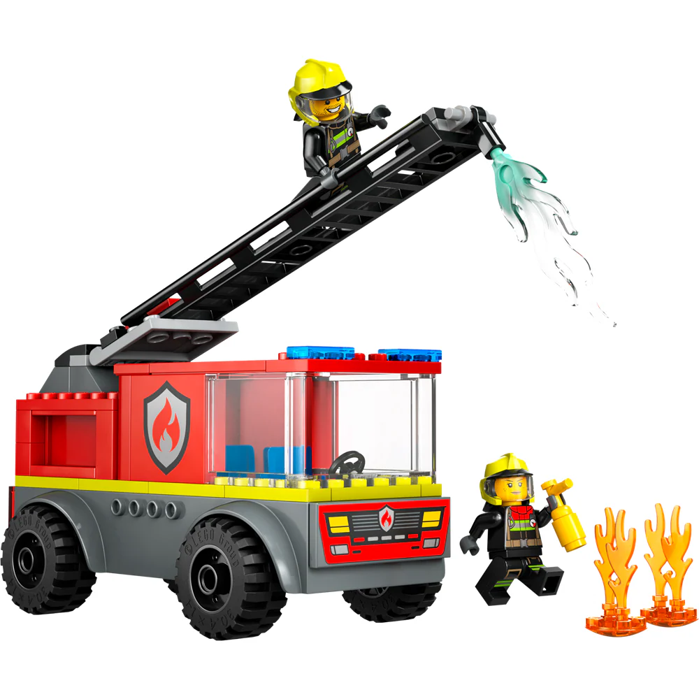 Lego City Fire Ladder Truck - Image 2