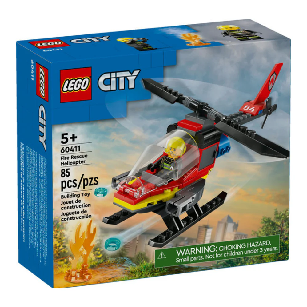 Lego City Fire Rescue Helicopter