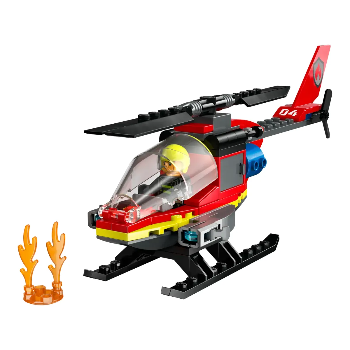 Lego City Fire Rescue Helicopter - Image 2