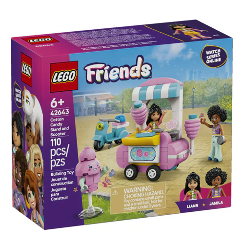 Lego Friends Cotton Candy Stand And Scooter