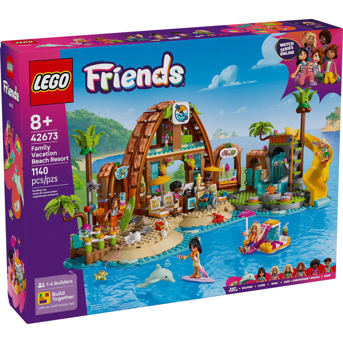 Lego Friends Family Vacation Beach Resort