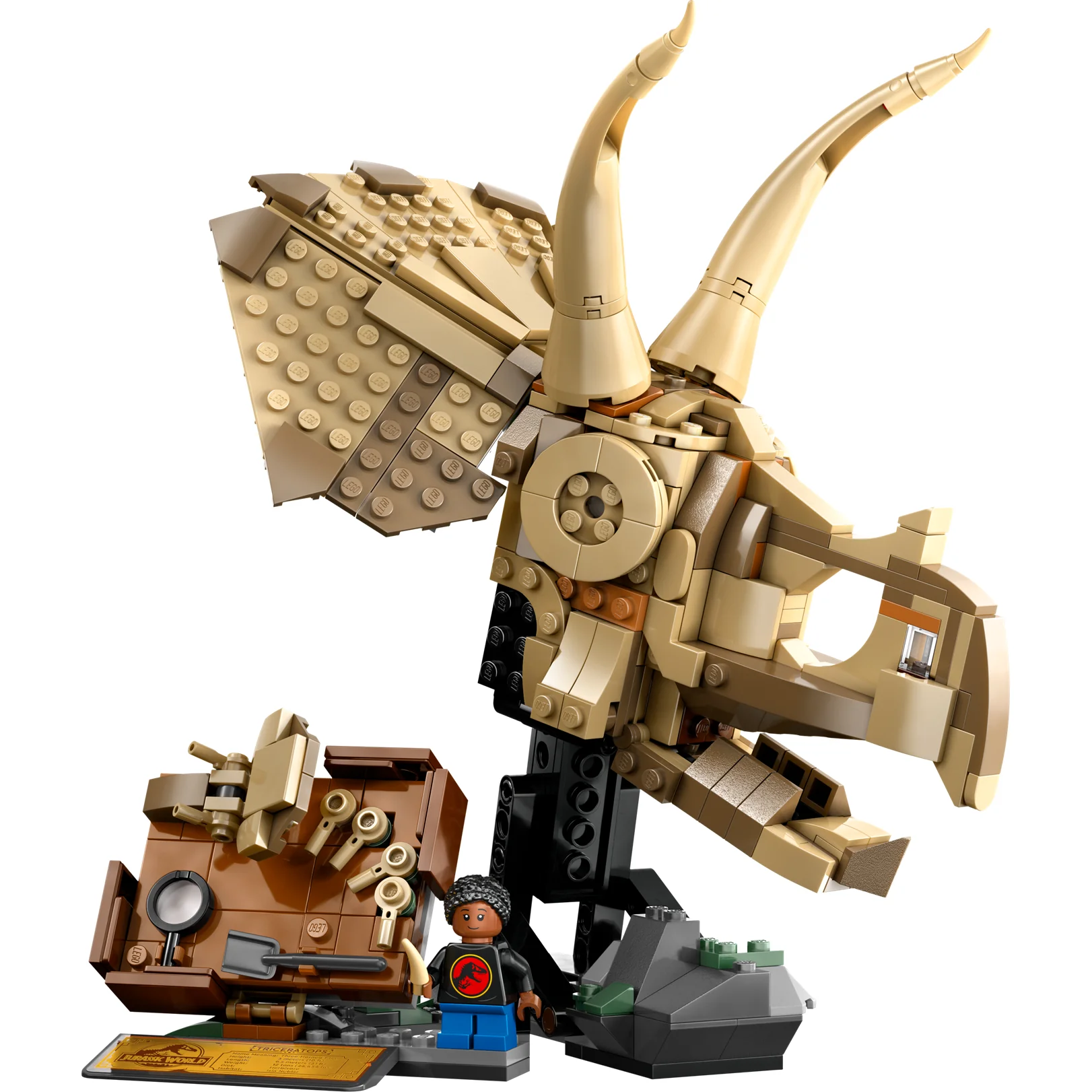 Lego Jurassic World Dinosaur Fossils: Triceratops Skull - Image 2