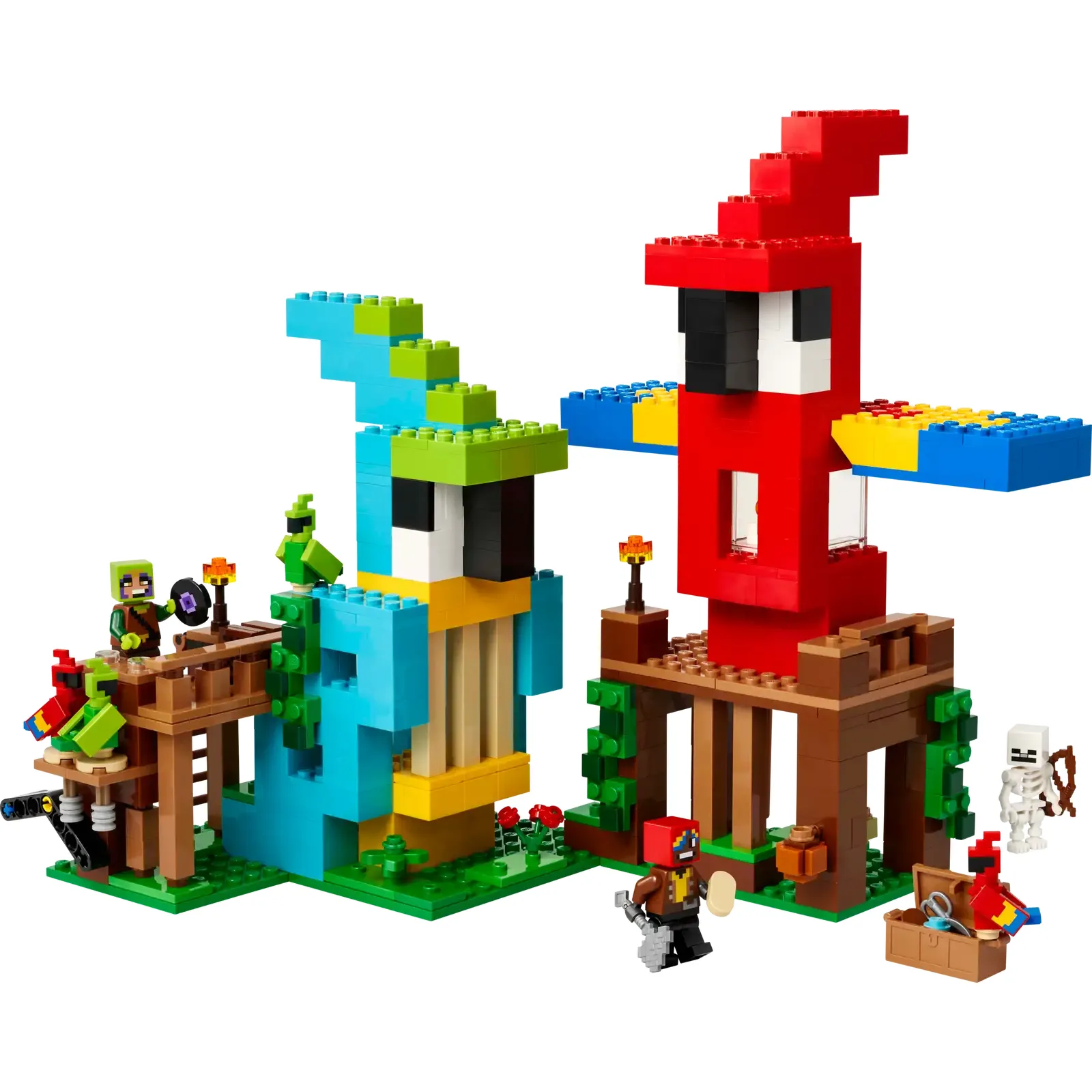 Lego Minecraft The Parrot Houses - Image 2