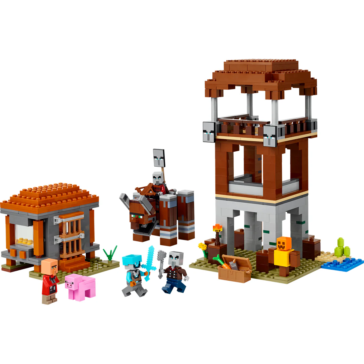 Lego Minecraft The Pillager Outpost and Ravager - Image 2