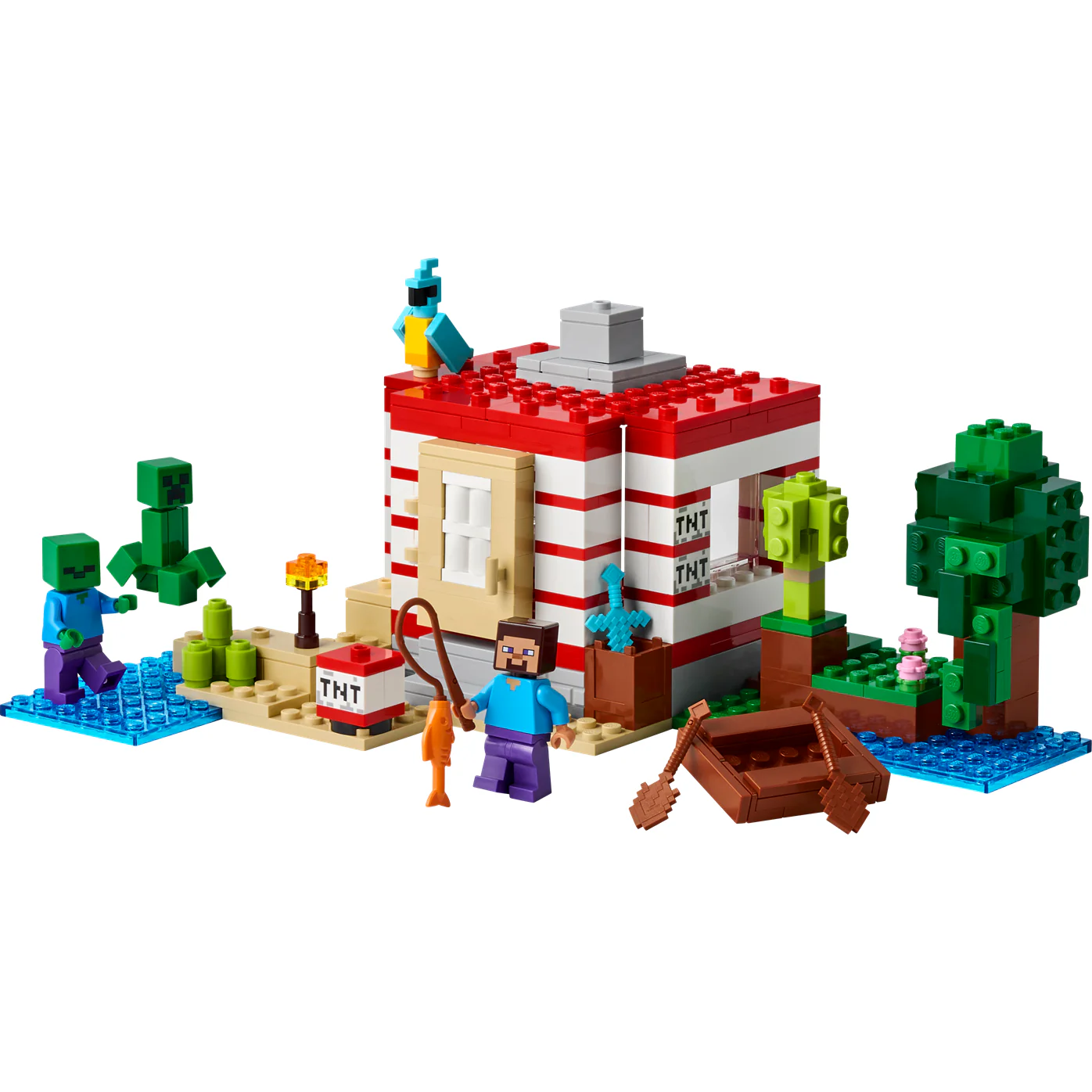 Lego Minecraft The TNT Jungle House - Image 2
