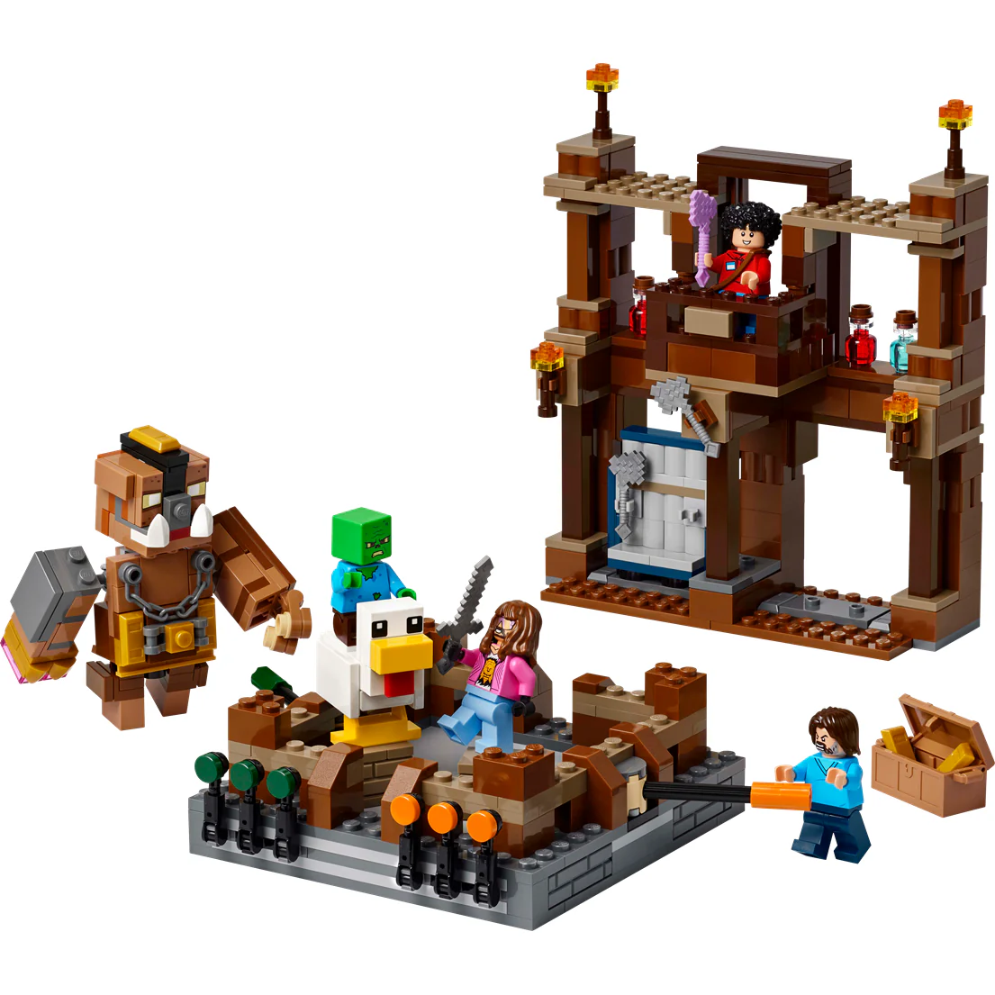 Lego Minecraft Woodland Mansion Fighting Ring - Image 2