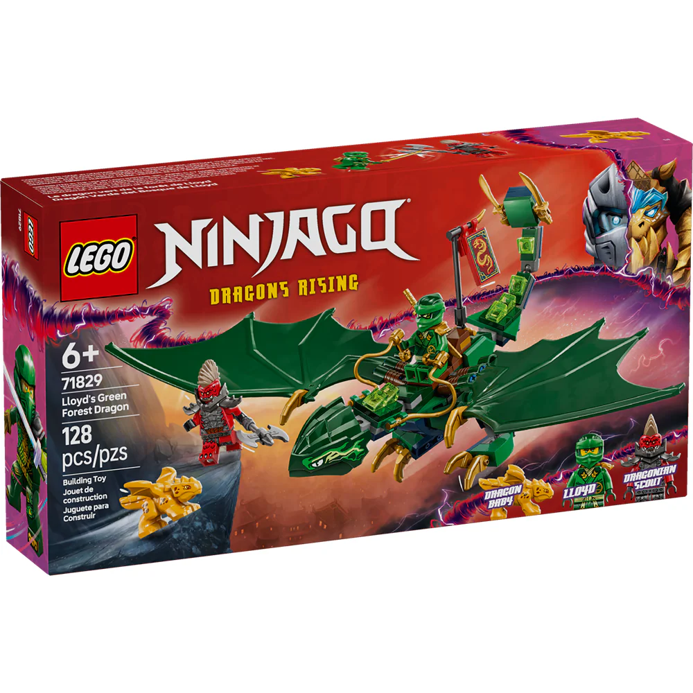 Lego Ninjago Lloyd's Green Forest Dragon