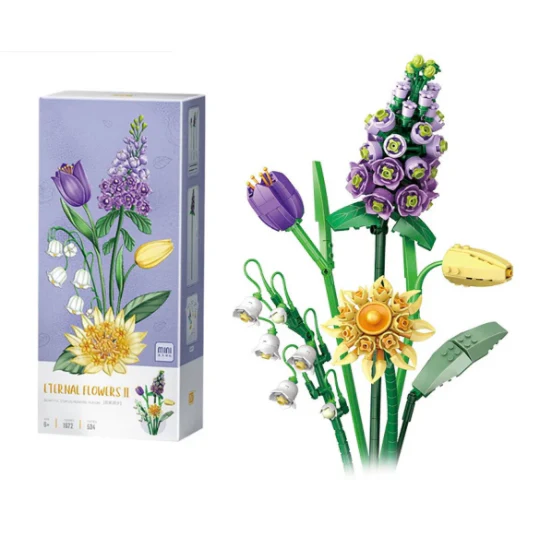 LOZ Blocks - Violet Bouquet Eternal Flower