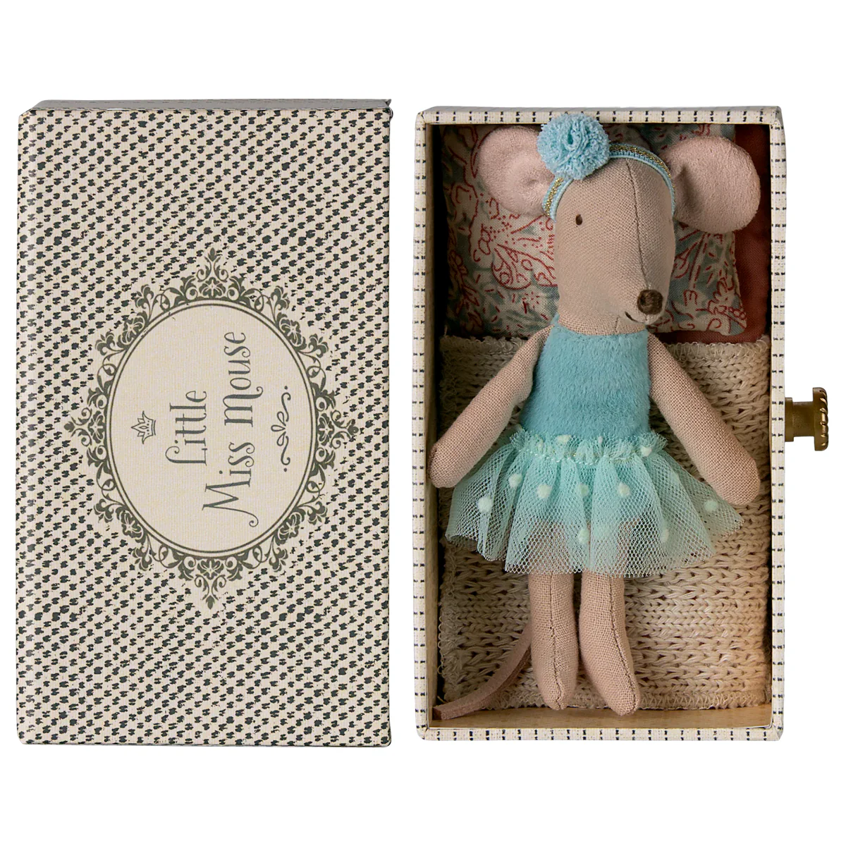 Maileg Dance Mouse in Day Bed - Little Sister Mouse - Image 3