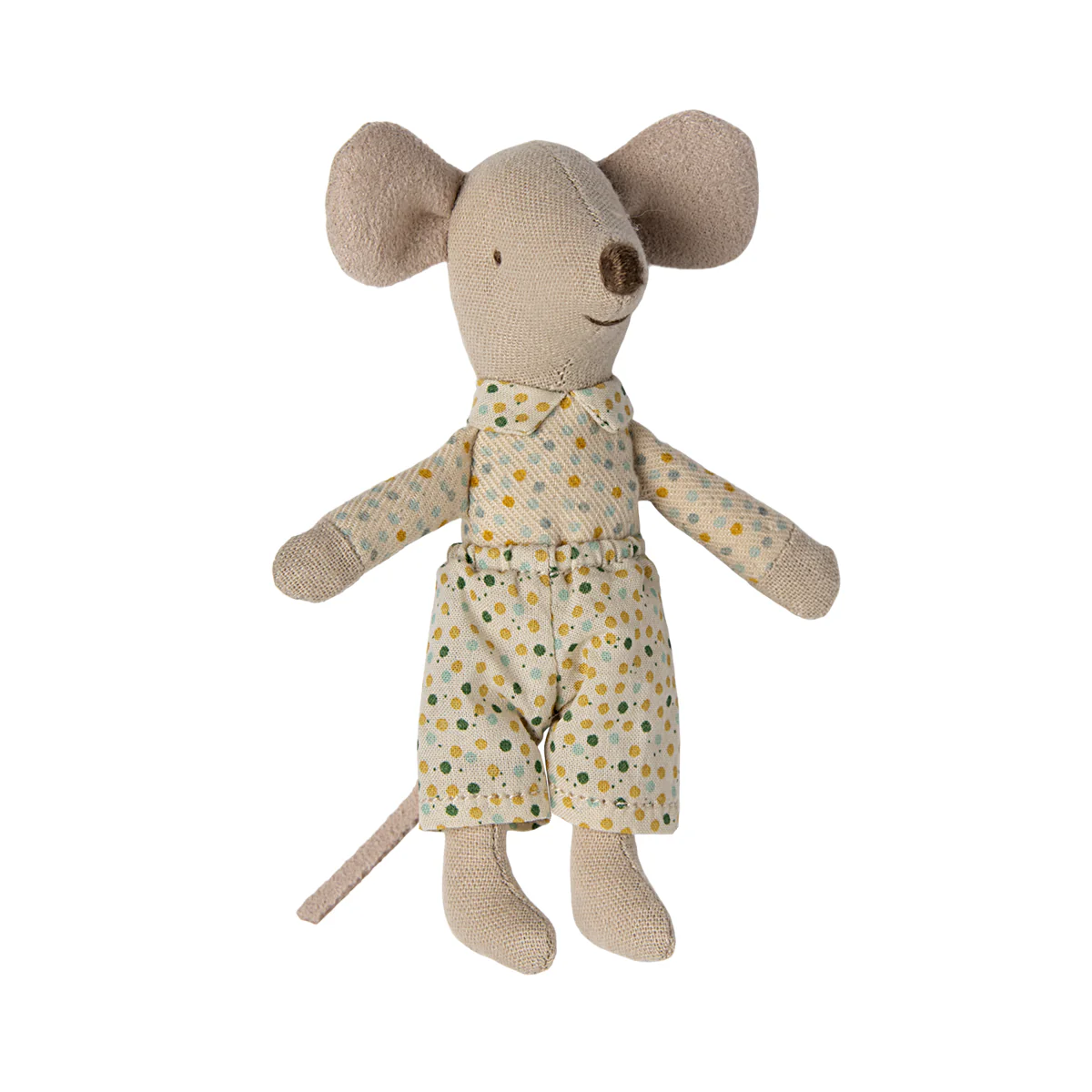 Maileg Little Brother Mouse in Matchbox - Polka Dot Pyjamas - Image 2