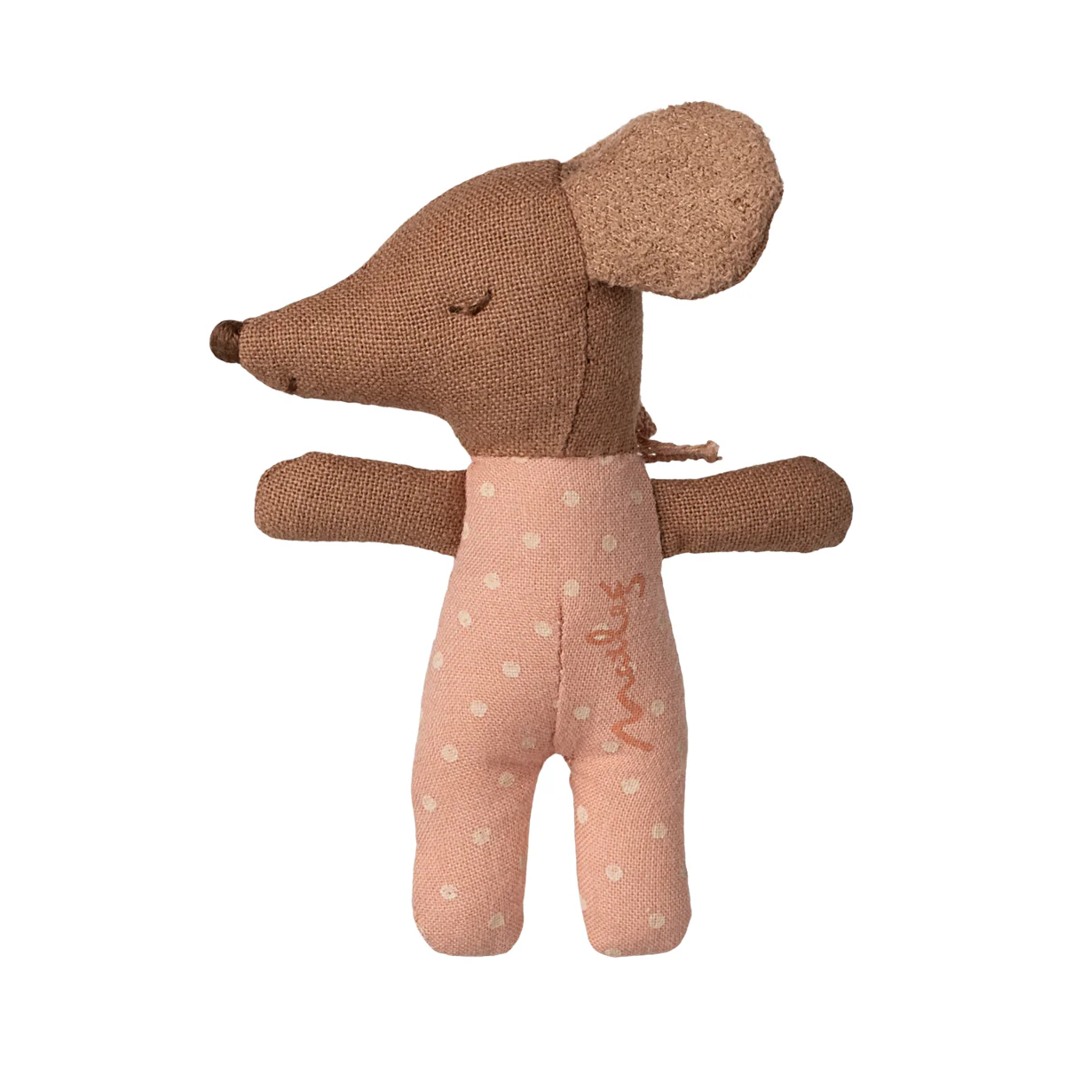 Maileg Sleepy/Wakey Baby Mouse in Matchbox - Rose 2025 - Image 2