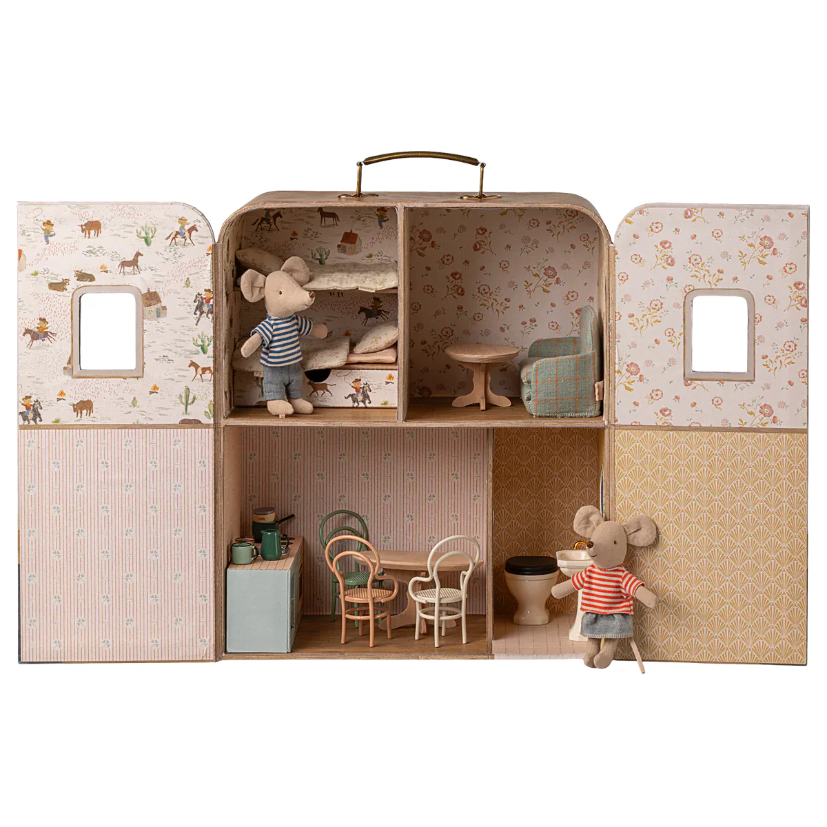 Maileg SuitCasa, Suitcase for Little Sister & Little Brother Mouse - Image 3