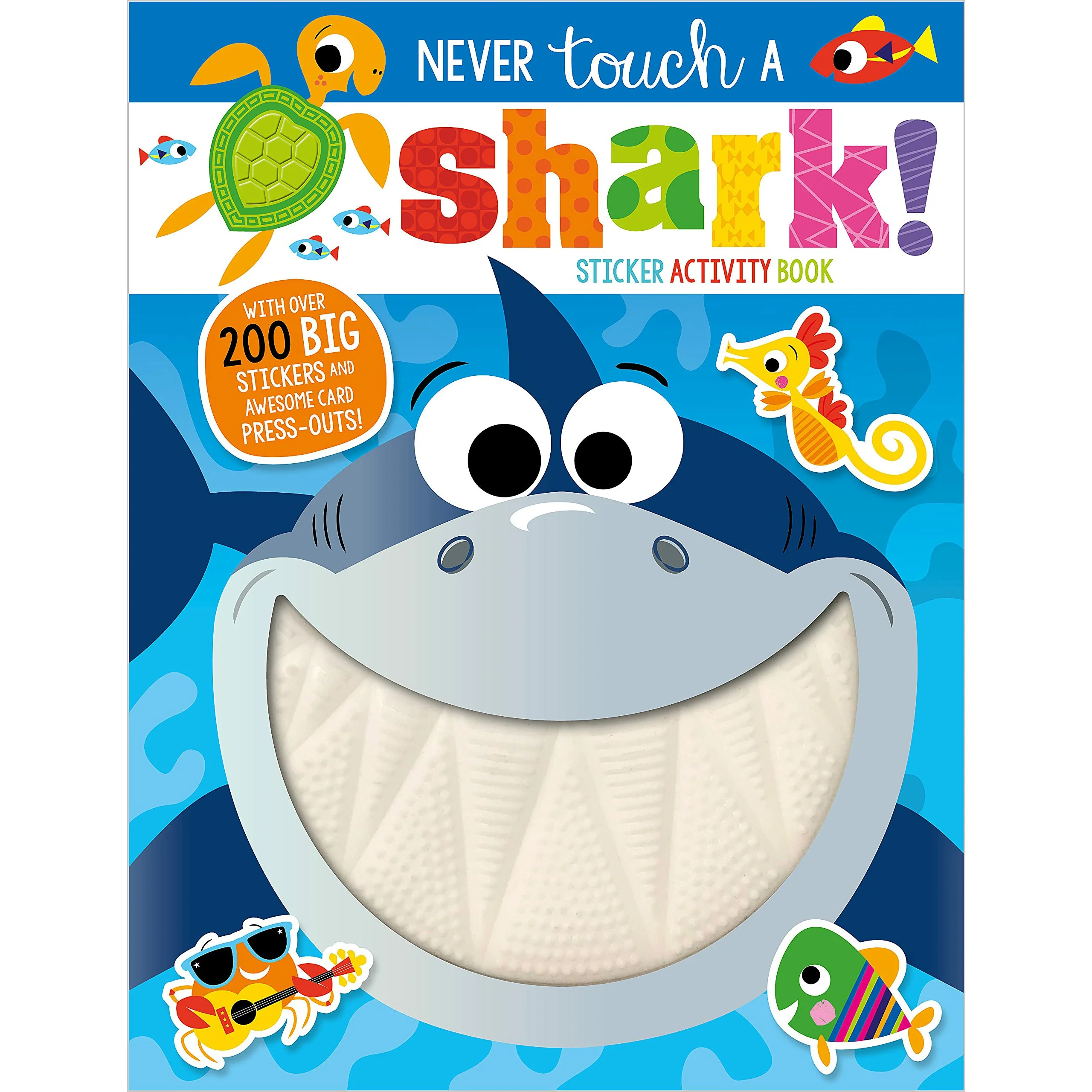 Make Believe Ideas Books Never Touch a Shark Sticker Activity Book