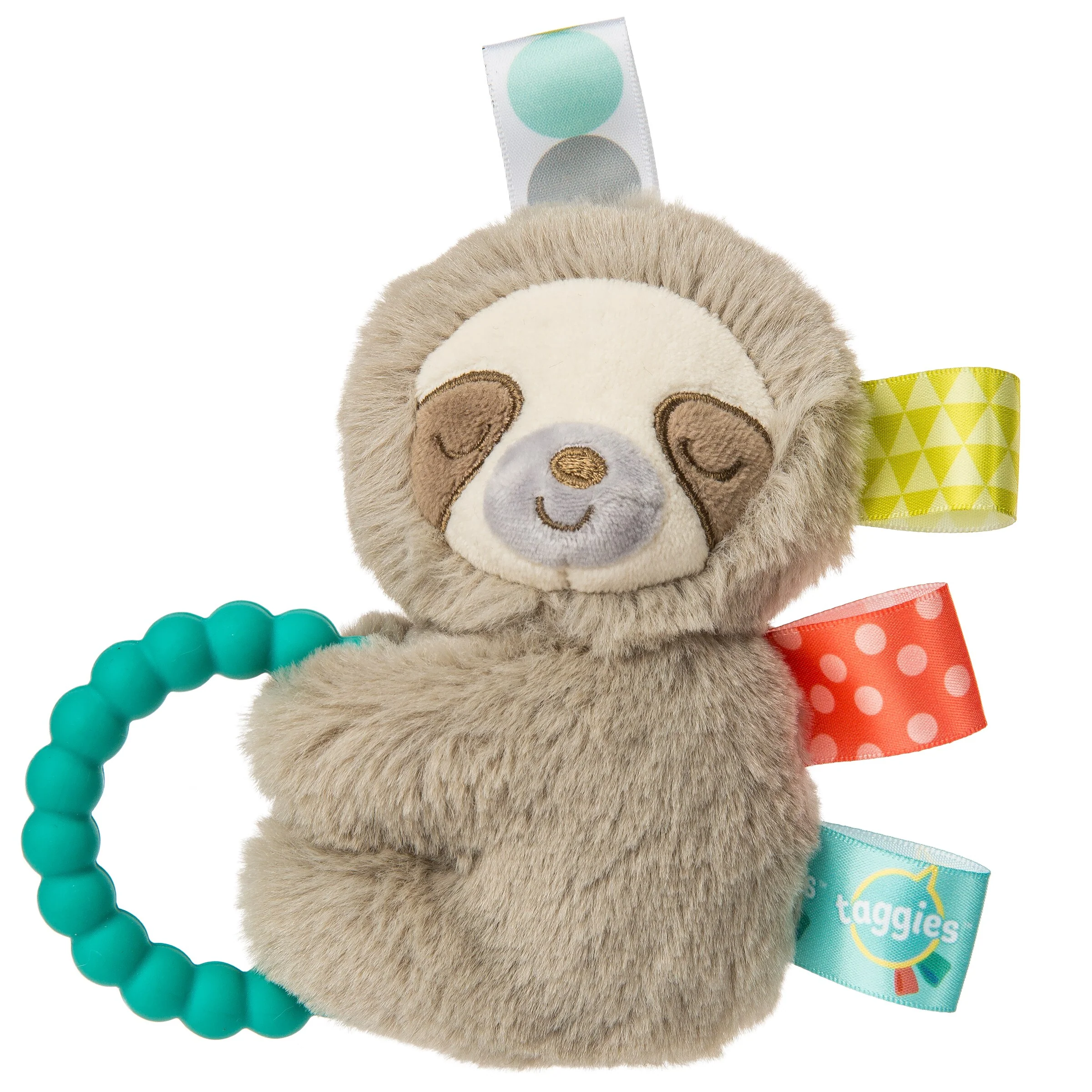 Mary Meyer Taggies Rattle Molasses Sloth 5"